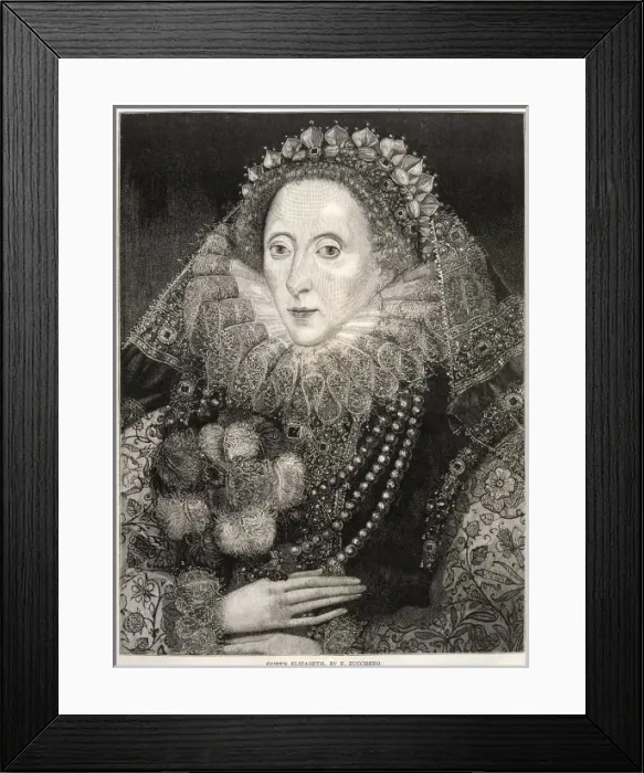 Framed Print : Elizabeth I  /  Zucchero