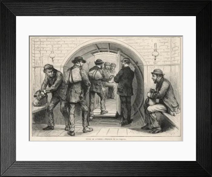 Framed Print : Thames Tunnel