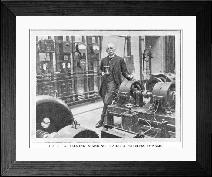 Framed Print : John Ambrose Fleming