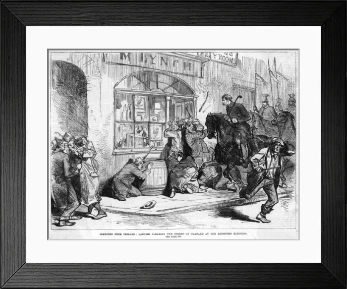 Framed Print : Ireland / Lancers / 1870 Framed Print : Ireland / Lancers / 1870