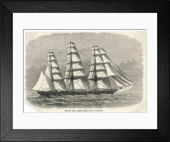 Framed Print : CALIPH CHINA CLIPPER