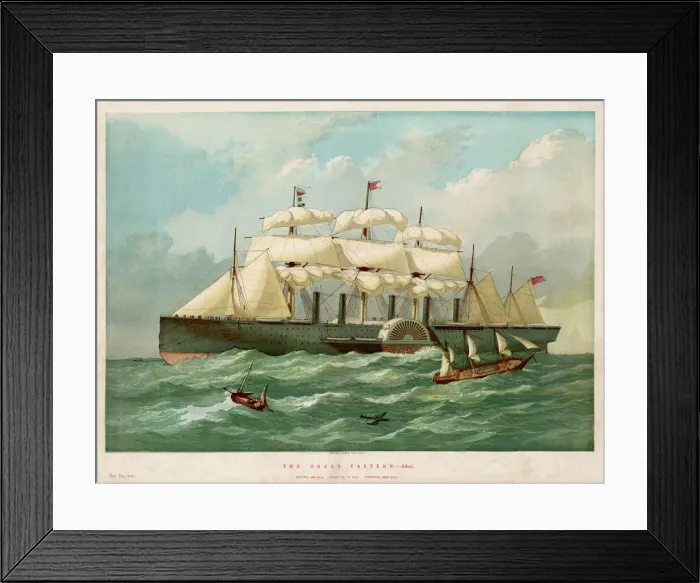 Framed Print : Great Eastern 1857 Framed Print : Great Eastern 1857