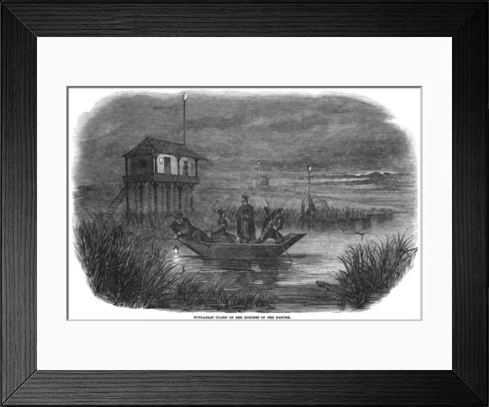 Framed Print : Hungary / 1848 / Danube Framed Print : Hungary / 1848 / Danube