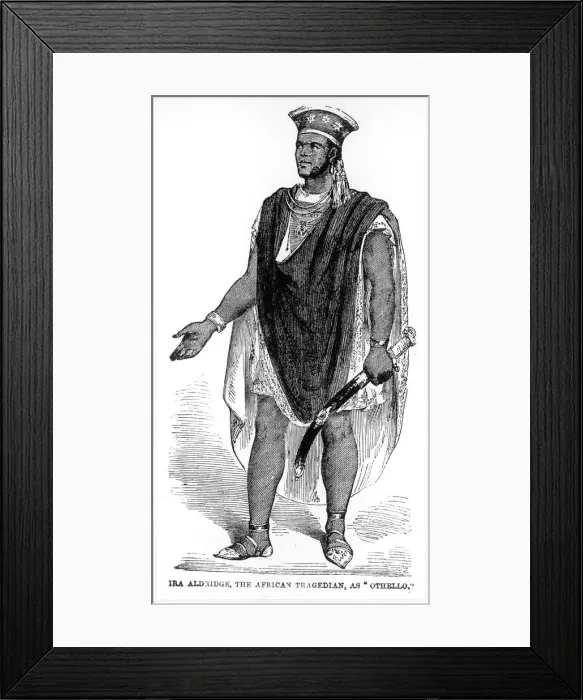 Framed Print : Ira Aldridge / Othello Framed Print : Ira Aldridge / Othello