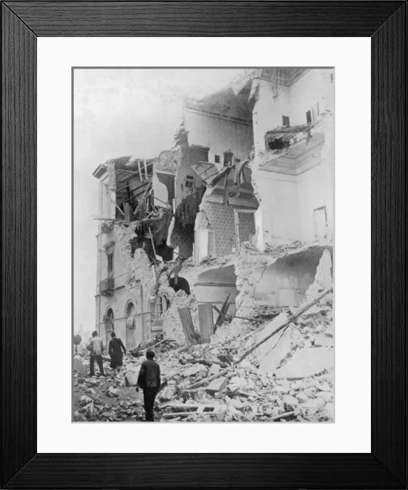Framed Print : Messina Earthquake - 7 Framed Print : Messina Earthquake - 7