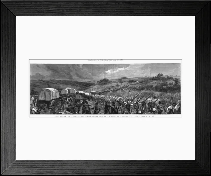 Framed Print : Zulu War March 1879 Framed Print : Zulu War March 1879