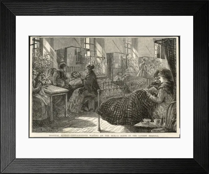 Framed Print : In London Hospital Framed Print : In London Hospital