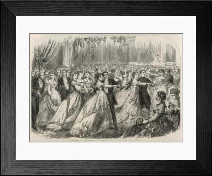 Framed Print : French Prefets Ball Framed Print : French Prefets Ball