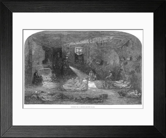 Framed Print : Britain  /  Slum Scenes