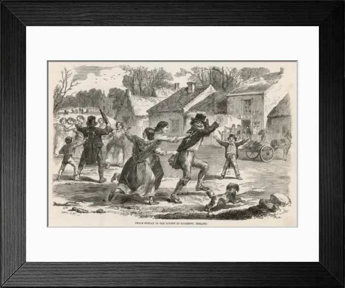 Framed Print : Ireland / Chalk Sunday Framed Print : Ireland / Chalk Sunday