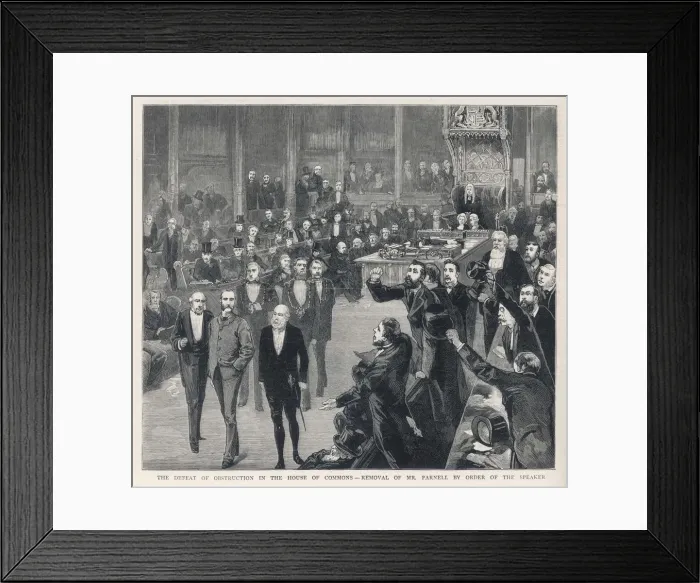 Framed Print : PARNELL REMOVED / 1881 Framed Print : PARNELL REMOVED / 1881