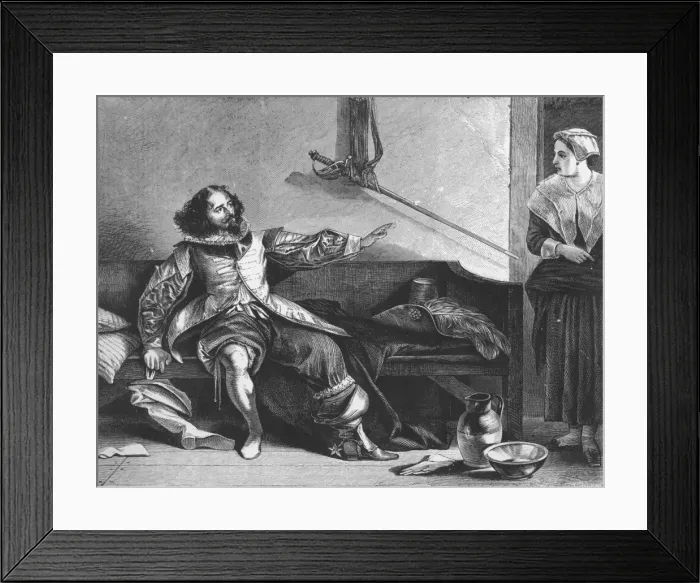 Framed Print : Dickens Bobadil (Leslie)