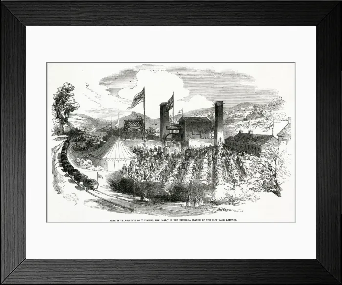 Framed Print : COAL / RHONDDA FETE Framed Print : COAL / RHONDDA FETE