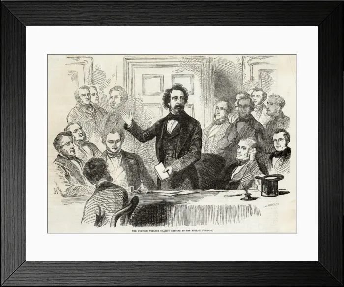 Framed Print : Dickens Dulwich Adelphi