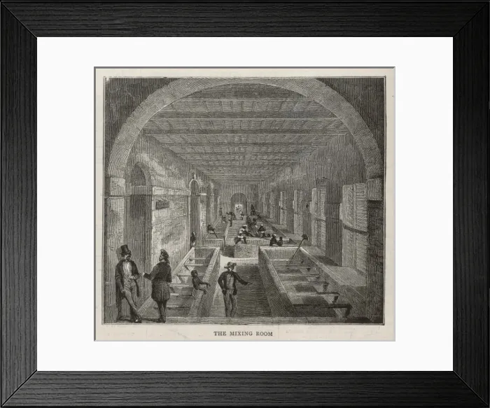 Framed Print : Drugs / Opium Factory - 2 Framed Print : Drugs / Opium Factory - 2