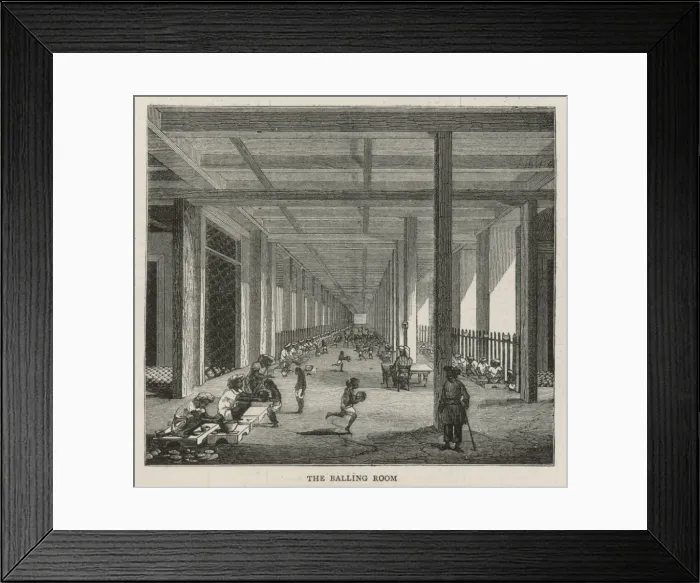 Framed Print : Drugs  /  Opium Factory - 3