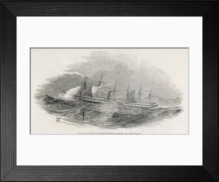 Framed Print : Brunels Great Britain Framed Print : Brunels Great Britain