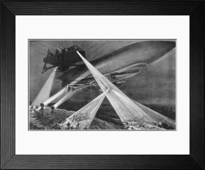 Framed Print : Reconnaissance Airships Framed Print : Reconnaissance Airships