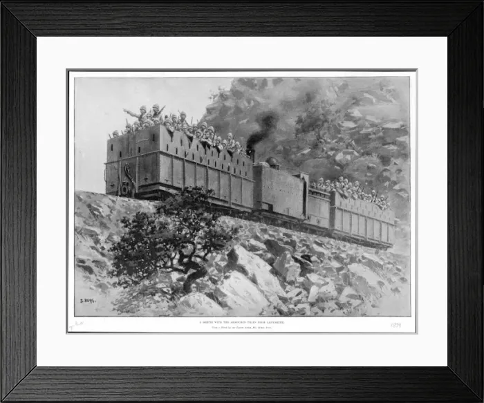 Framed Print : Boer / Armoured Train / Begg Framed Print : Boer / Armoured Train / Begg