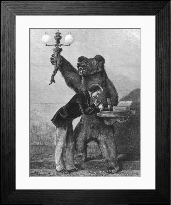Framed Print : Edwards Bear / Lampstand Framed Print : Edwards Bear / Lampstand