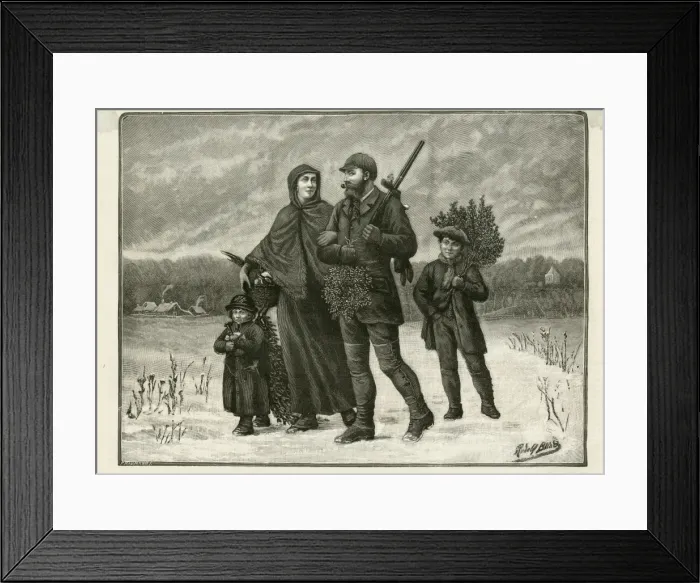 Framed Print : Gathering Decorations Framed Print : Gathering Decorations