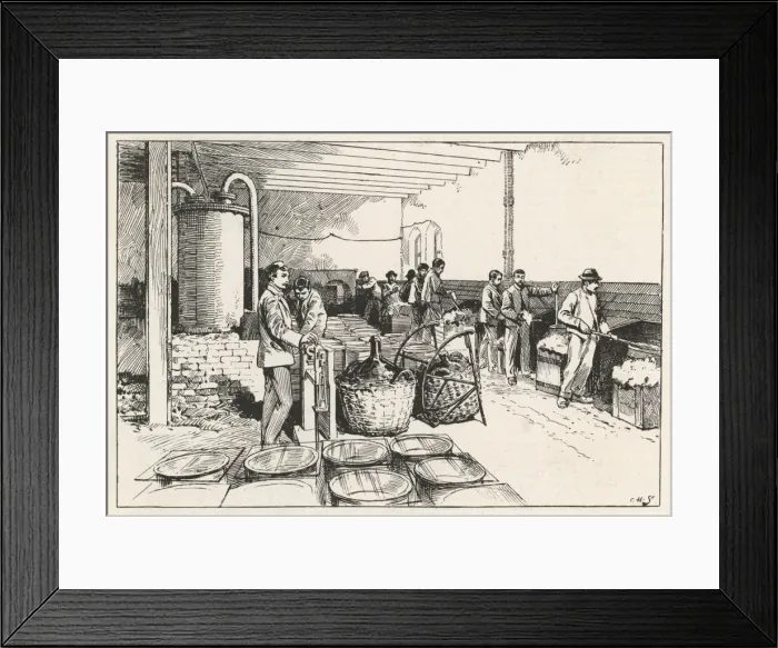 Framed Print : Industry / Textiles / Silk Framed Print : Industry / Textiles / Silk