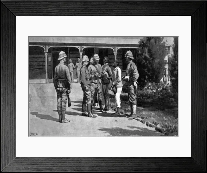 Framed Print : Boer War / Kaffir Spies Framed Print : Boer War / Kaffir Spies