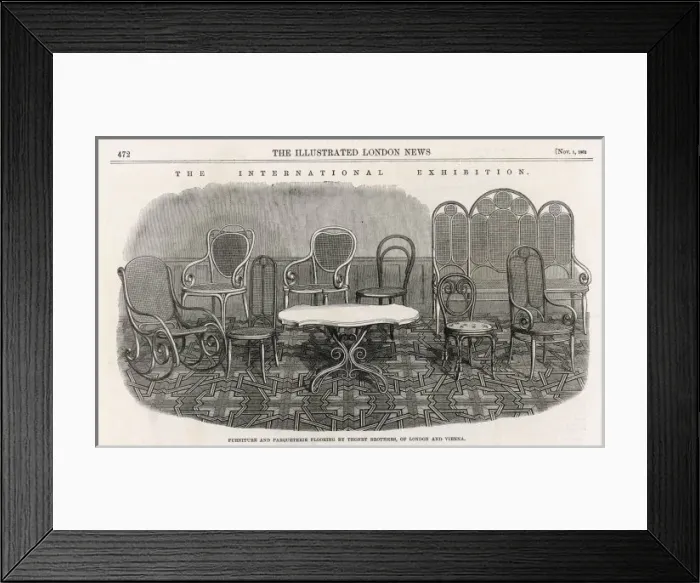 Framed Print : Benywood Chairs 1862 Framed Print : Benywood Chairs 1862