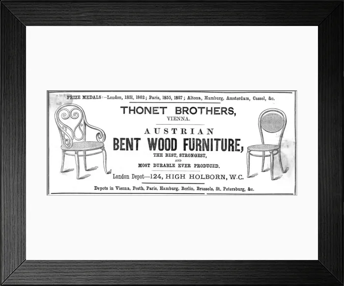 Framed Print : Bentwood Chairs Framed Print : Bentwood Chairs