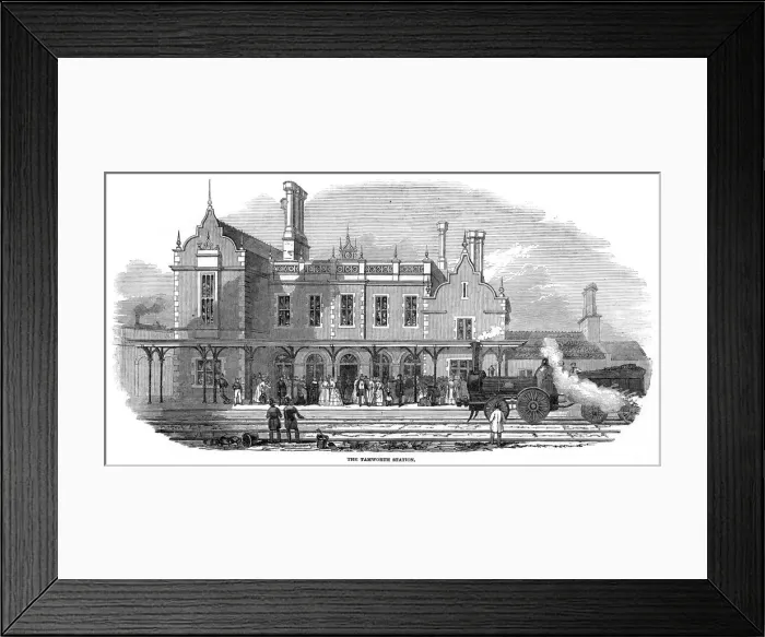 Framed Print : Tamworth Station Framed Print : Tamworth Station