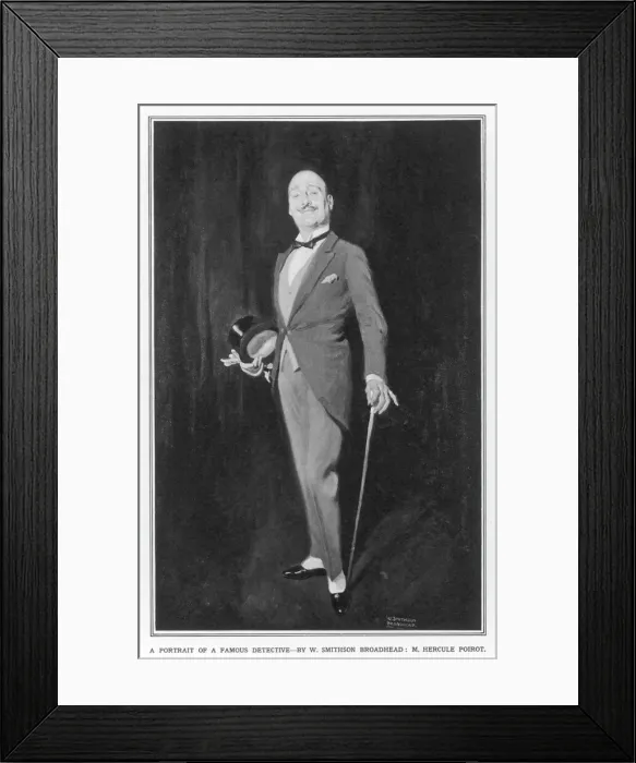 Framed Print : Hercule Poirot Framed Print : Hercule Poirot