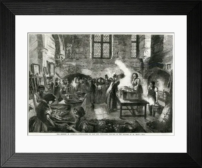 Framed Print : Fund Committee in Coventry 1861