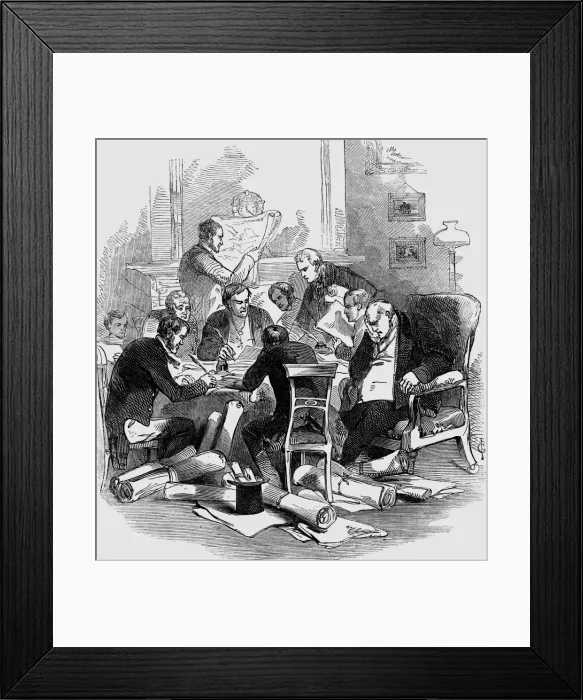 Framed Print : Mania / Preparing Plans Framed Print : Mania / Preparing Plans