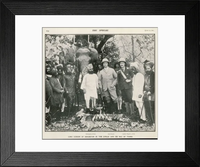 Framed Print : Colonialism / Lord Curzon Framed Print : Colonialism / Lord Curzon
