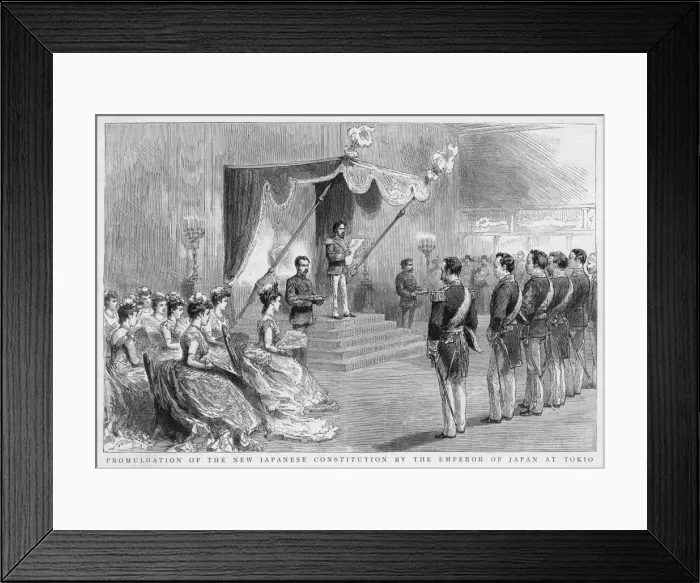 Framed Print : Japan / Constitution / 1889 Framed Print : Japan / Constitution / 1889