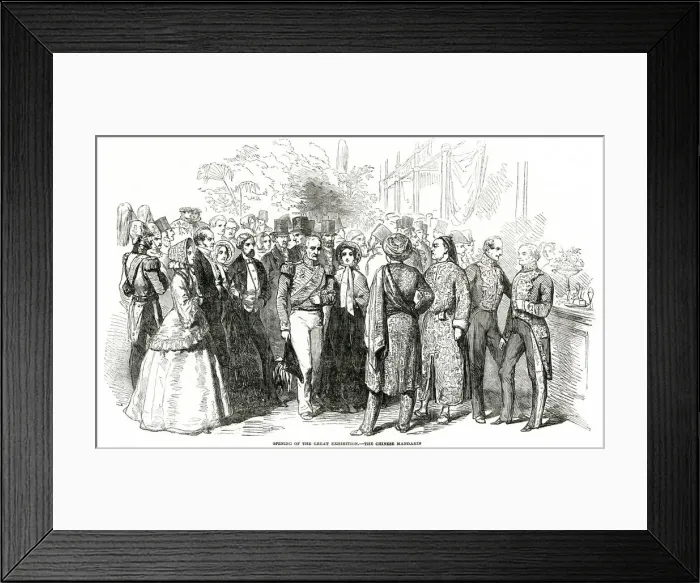 Framed Print : Great Exhibition - Chinese Mandarin 1851