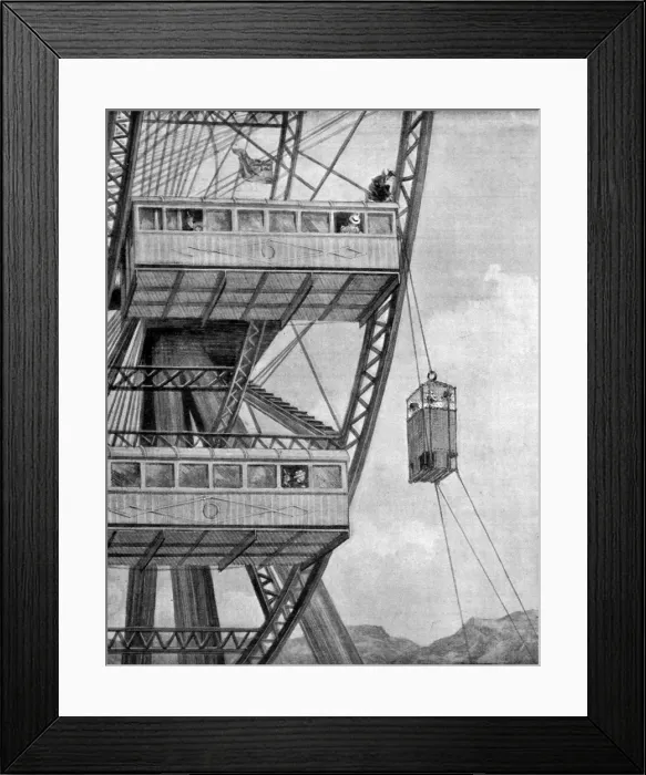 Framed Print : Earls Court Wheel Framed Print : Earls Court Wheel