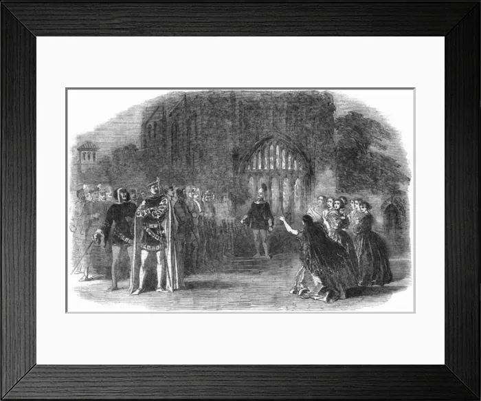 Framed Print : Verdi  /  Trovatore  /  Iln 1855
