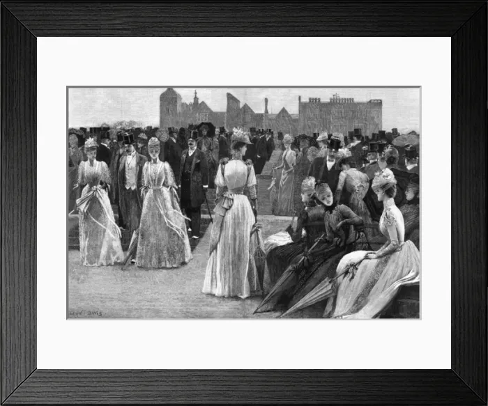 Framed Print : Garden Party, Hatfield