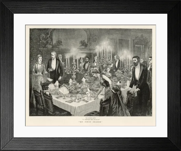Framed Print : Guests Take Places Framed Print : Guests Take Places