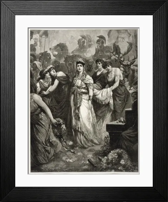 Framed Print : Zenobia Queen of Palmyra Framed Print : Zenobia Queen of Palmyra