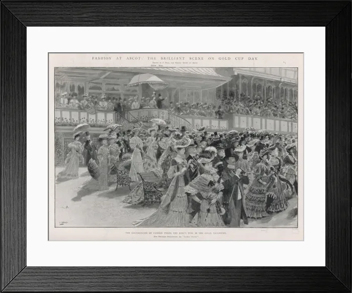 Framed Print : ASCOT 1904