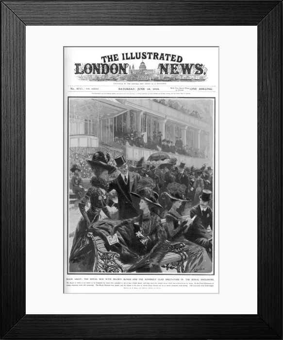 Framed Print : ASCOT 1910 Framed Print : ASCOT 1910