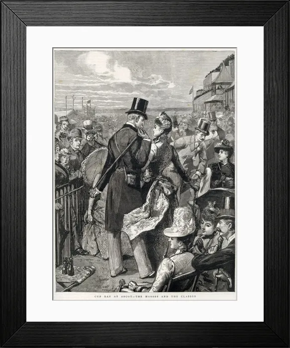 Framed Print : ASCOT 1889