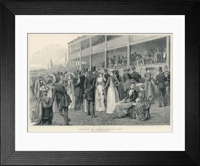 Framed Print : ASCOT 1890 Framed Print : ASCOT 1890