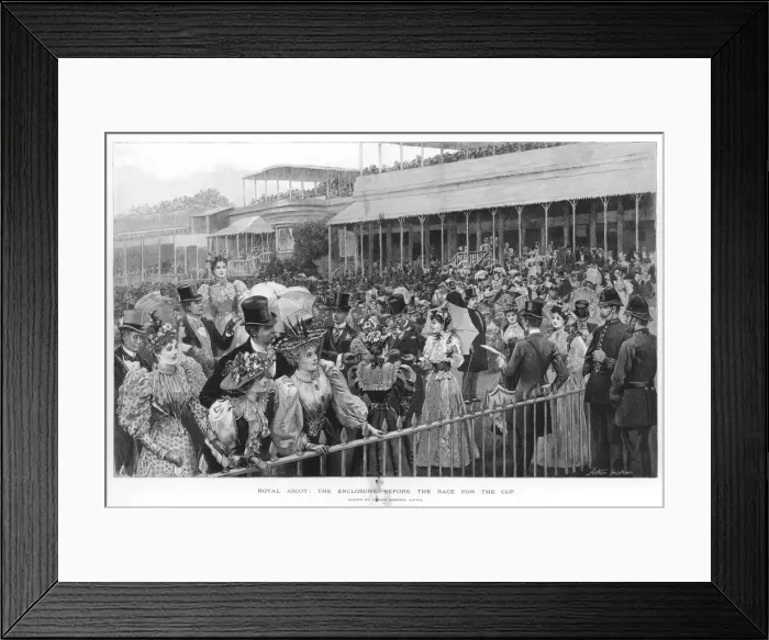 Framed Print : ASCOT 1895 Framed Print : ASCOT 1895