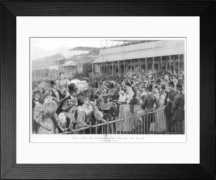 Framed Print : ASCOT 1895