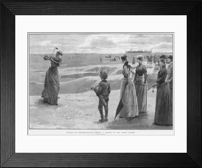 Framed Print : Golf / Minchinhampton Framed Print : Golf / Minchinhampton