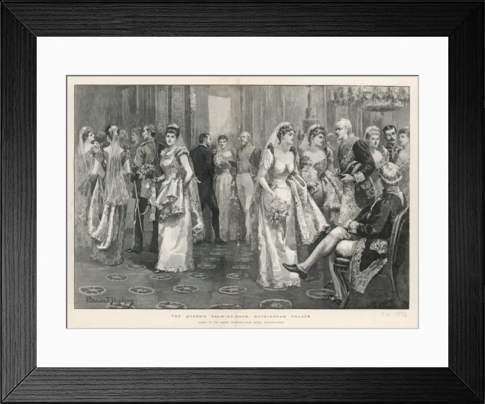 Framed Print : Presentation, 1892