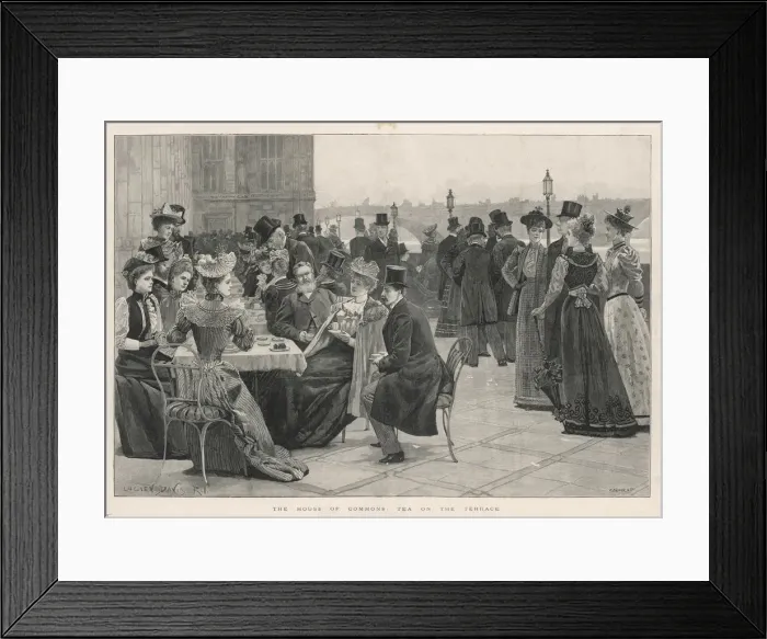 Framed Print : TEA AT WESTMINSTER Framed Print : TEA AT WESTMINSTER